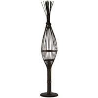 Windlicht Freek bruin 110 cm | 4 stuks