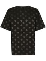 Dolce & Gabbana t-shirt à logo imprimé - Noir