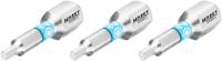 HAZET Bit 2204N-2/3 · 1/4 inch (6,3 mm) zeskant massief · Binnen-zeskant-profiel · 3-delig · SW 2 mm