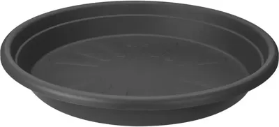 Elho universele schotel rond 27 cm antraciet