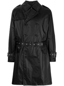 Mastermind World trench à taille ceinturée - Noir