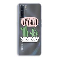 I love cacti: Oppo A91 Transparant Hoesje