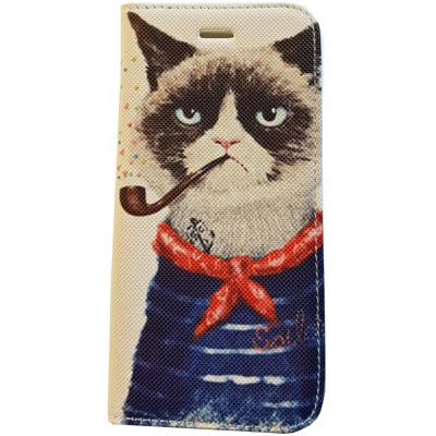 iPhone 6/6S hoesje met rokende kat