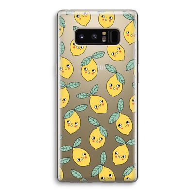 Citroenen: Samsung Galaxy Note 8 Transparant Hoesje