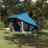 Familie Tipi Tent met dak Blauw en Grijs 508 x 470 x 300 cm