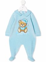 Moschino Kids pyjama à motif ourson - Bleu