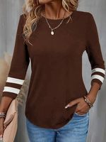 Crew Neck Loose Casual T-Shirt - thumbnail