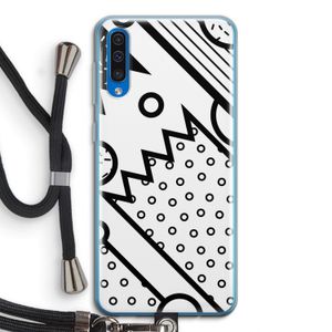 Pop Art #4: Samsung Galaxy A50 Transparant Hoesje met koord