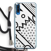 Pop Art #4: Samsung Galaxy A50 Transparant Hoesje met koord
