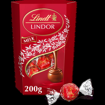 Lindt Lindor Melkchocolade Bonbons 200 g bij Jumbo