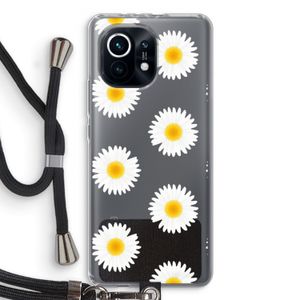 Margrietjes: Xiaomi Mi 11 Transparant Hoesje met koord