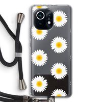 Margrietjes: Xiaomi Mi 11 Transparant Hoesje met koord