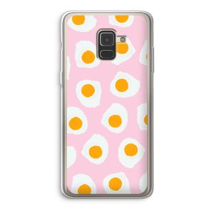 Dancing eggs: Samsung Galaxy A8 (2018) Transparant Hoesje