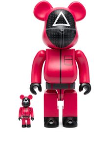 MEDICOM TOY x Squid Game lot de figurines BE@RBRICK 100% + 400% - Rouge