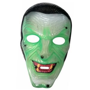 Groene heks masker transparant