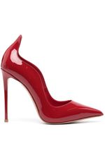 Le Silla escarpins Ivy 120 mm en daim - Rouge - thumbnail