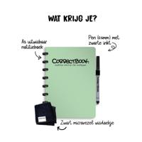 Correctbook Original Misty Mint A5-Gelinieerd - Uitwisbaar / Herschrijfbaar Notitieboek