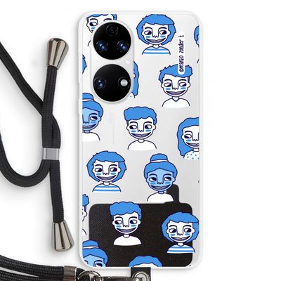 Gezichtjes: Huawei P50 Transparant Hoesje met koord