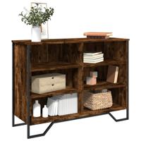 Dressoir 101x35,5x74,5 cm bewerkt hout gerookt eikenkleurig