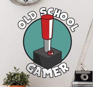 Muursticker Old School Gamer