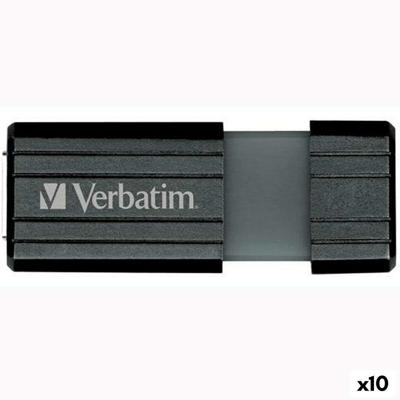USB stick Verbatim Store'n'Go PinStripe Zwart 16 GB