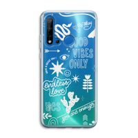 Good vibes: Huawei P20 Lite (2019) Transparant Hoesje