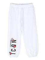 DSQUARED2 KIDS pantalon de jogging à imprimé Icon - Blanc - thumbnail