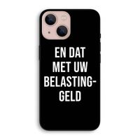 Belastinggeld - Zwart: iPhone 13 mini Biologisch afbreekbaar hoesje