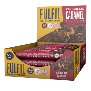 Fulfil Vitamin & Protein Bar Chocolate Caramel (15 x 55 gr)