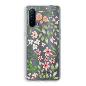 Botanical sweet flower heaven: OnePlus Nord CE 5G Transparant Hoesje