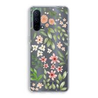 Botanical sweet flower heaven: OnePlus Nord CE 5G Transparant Hoesje