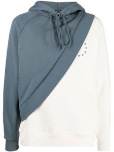 Etudes hoodie Change Europa à design colour block - Bleu