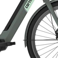 Cortina spatbord voor 28 e-nite titanic green matt