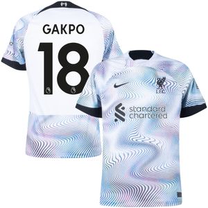 Liverpool Shirt Uit 2022-2023 + Gakpo 18