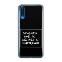 Schotelvod: Samsung Galaxy A50 Transparant Hoesje