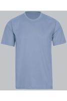 TRIGEMA Regular Fit T-Shirt ronde hals blauw, Effen