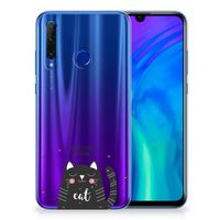 Honor 20 Lite Telefoonhoesje met Naam Cat Good Day - thumbnail