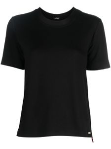 Kiton t-shirt en coton à logo imprimé - Noir