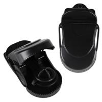 Herbruikbare muizenval - 2x - 10 cm - kunststof - muizenklem/muizenklemmen - voor binnen en buiten