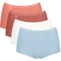4-pack dames Basic Maxi slips - Multicolor - Taille dames onderbroeken katoen