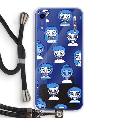 Gezichtjes: Honor Play 8A Transparant Hoesje met koord