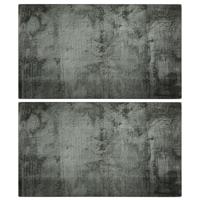 Snijplanken 2 st met betonpatroon gehard glas