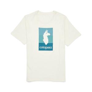 Cotopaxi Llama Block T-shirt Heren Bone L