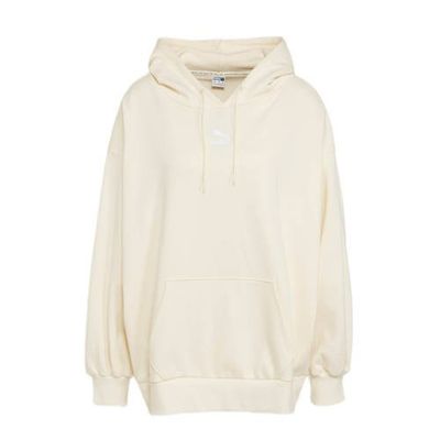 Puma hoodie met logo ivoor