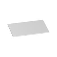 BRAUER Fine Stone Wastafelblad - 60x46x2cm - zonder kraangaten - Finestone wit 2600