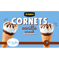 Jumbo Cornets Vanille Smaak 16 Stuks