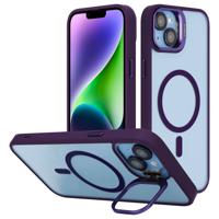 Cadorabo Hoesje geschikt voor Apple iPhone 14 Case in Paars geschikt voor MagSafe met cameralensbescherming - thumbnail