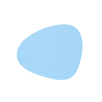 LIND DNA - Glass Mat Curve - Onderzetter 11x13cm Nupo Cool Blue