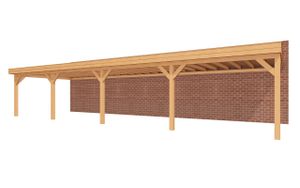 YARD Outdoor veranda SUBLIME Plat dak - 1300x400 cm- Plat dak- - YARD Outdoor