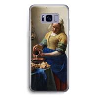The Milkmaid: Samsung Galaxy S8 Transparant Hoesje - thumbnail